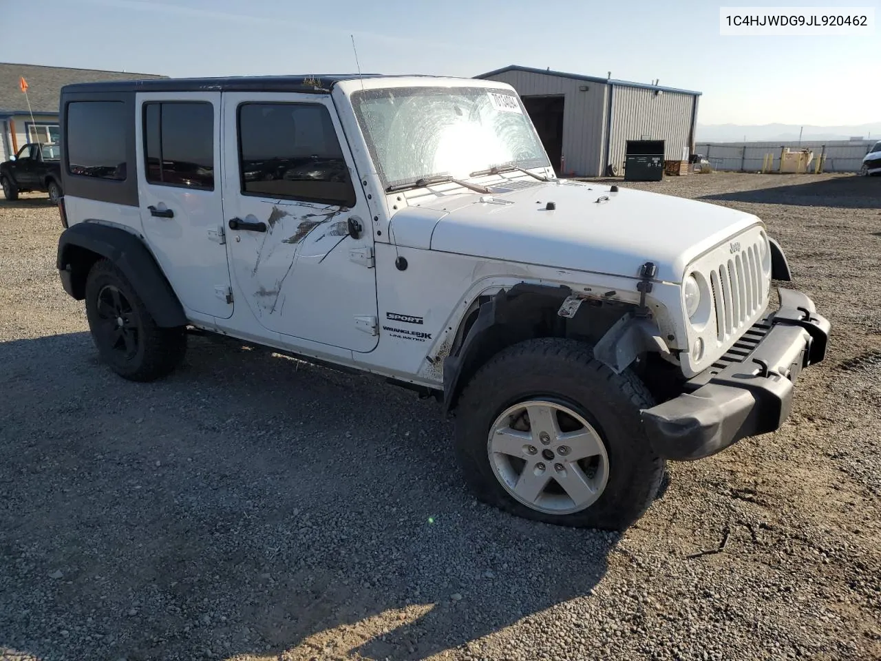 2018 Jeep Wrangler Unlimited Sport VIN: 1C4HJWDG9JL920462 Lot: 70134094