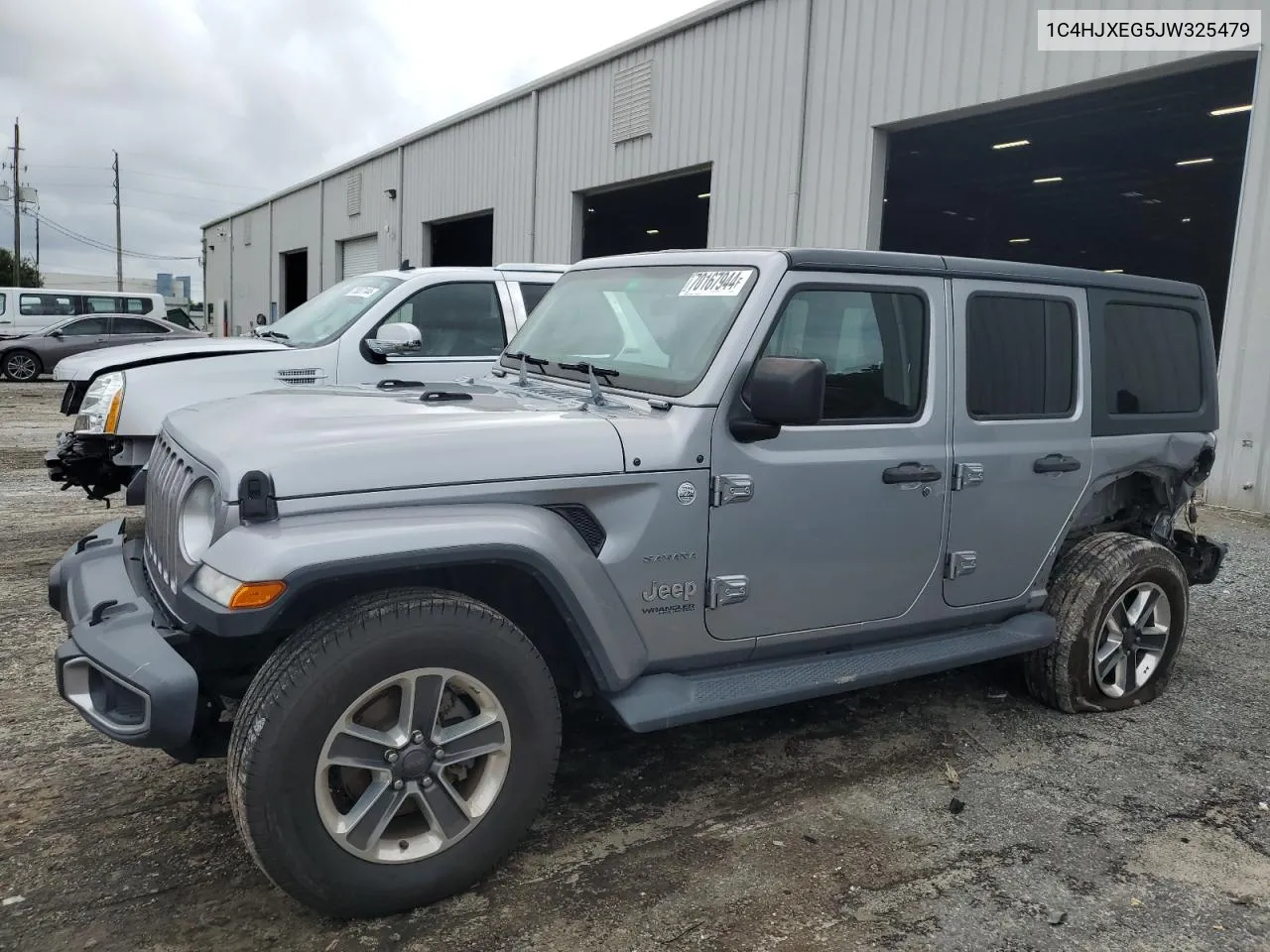 2018 Jeep Wrangler Unlimited Sahara VIN: 1C4HJXEG5JW325479 Lot: 70167944