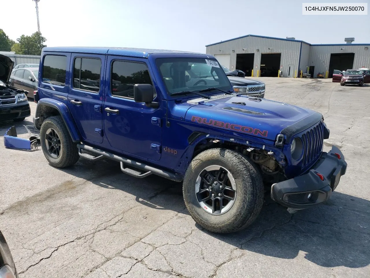 1C4HJXFN5JW250070 2018 Jeep Wrangler Unlimited Rubicon