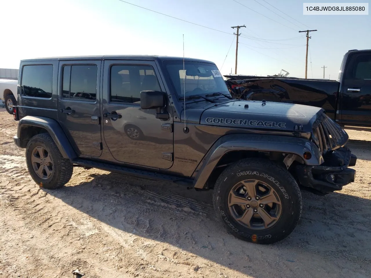 2018 Jeep Wrangler Unlimited Sport VIN: 1C4BJWDG8JL885080 Lot: 70448894