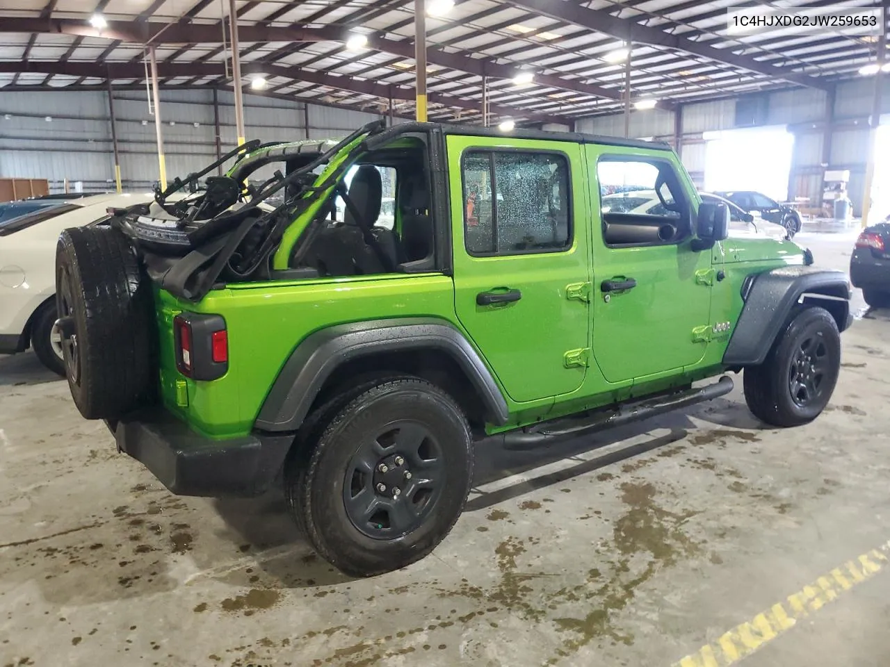 2018 Jeep Wrangler Unlimited Sport VIN: 1C4HJXDG2JW259653 Lot: 70651604