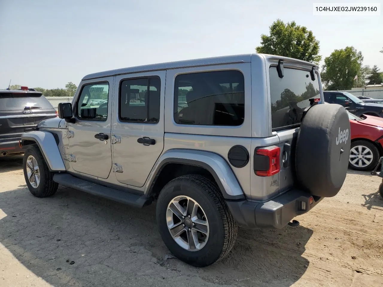 2018 Jeep Wrangler Unlimited Sahara VIN: 1C4HJXEG2JW239160 Lot: 70874314