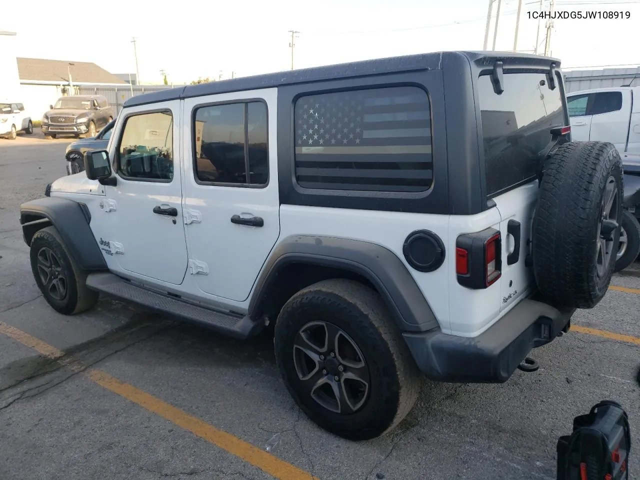 2018 Jeep Wrangler Unlimited Sport VIN: 1C4HJXDG5JW108919 Lot: 70990854