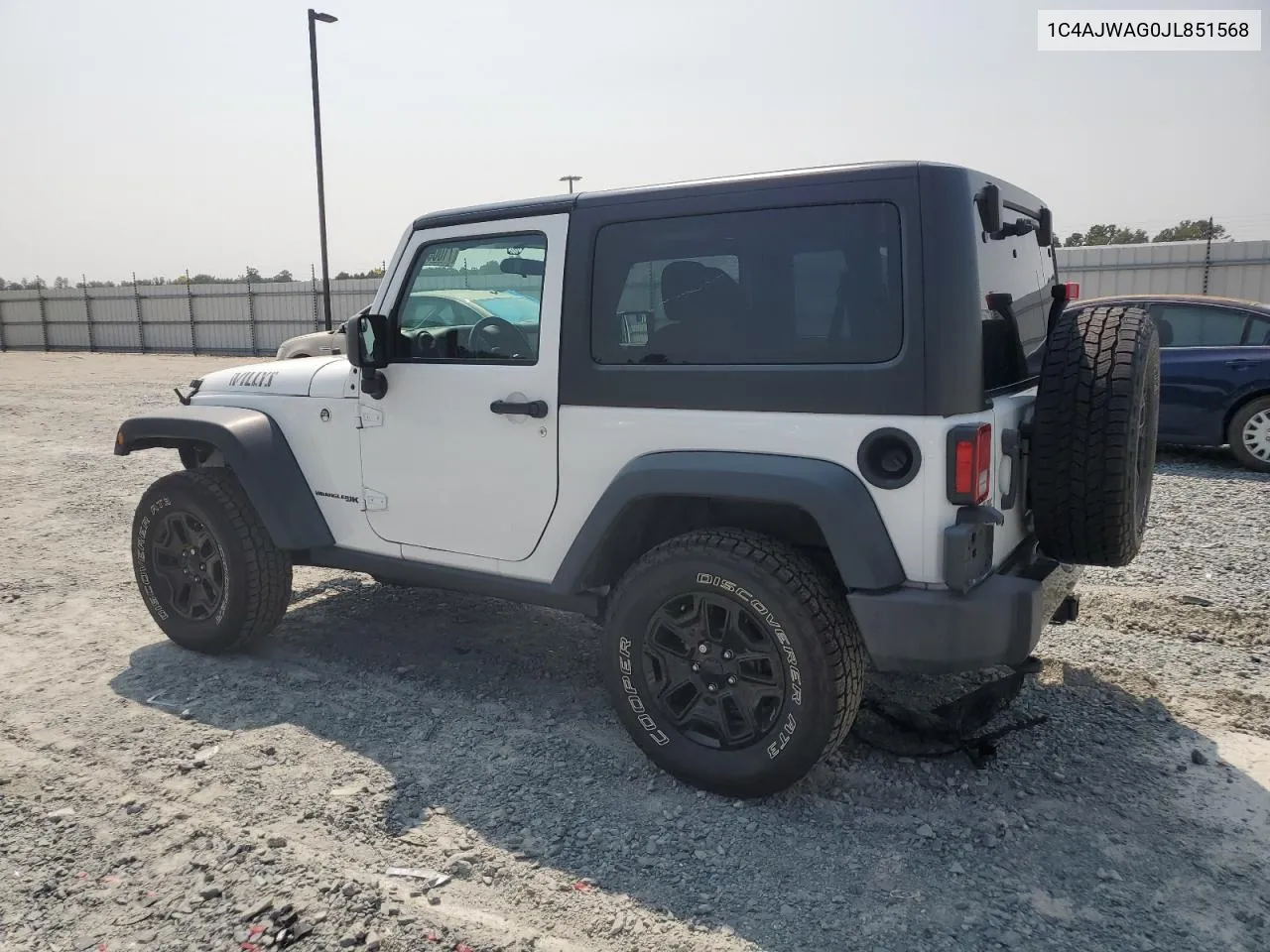 1C4AJWAG0JL851568 2018 Jeep Wrangler Sport