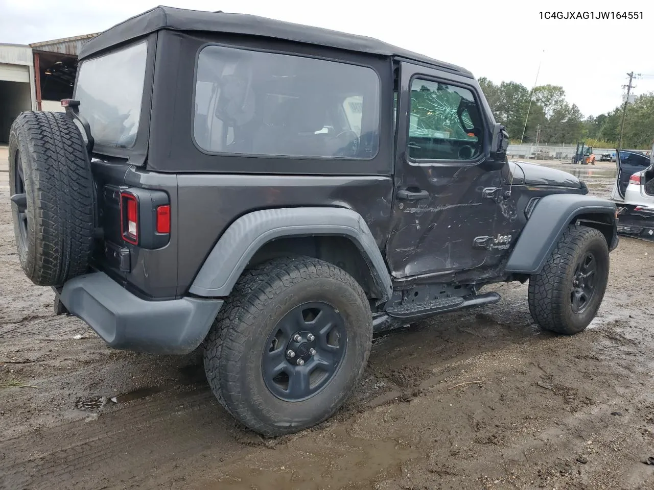 2018 Jeep Wrangler Sport VIN: 1C4GJXAG1JW164551 Lot: 71063734