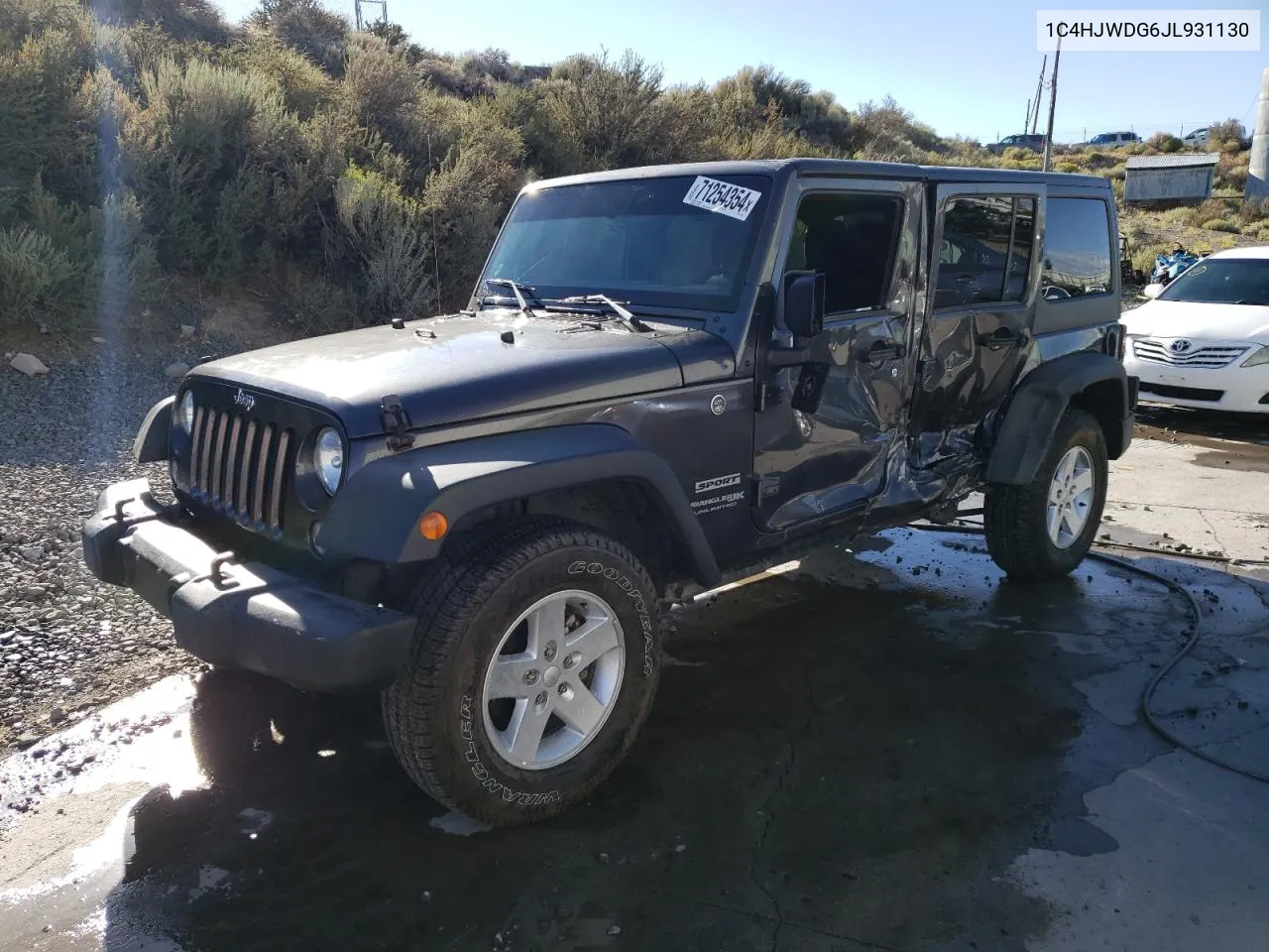 1C4HJWDG6JL931130 2018 Jeep Wrangler Unlimited Sport