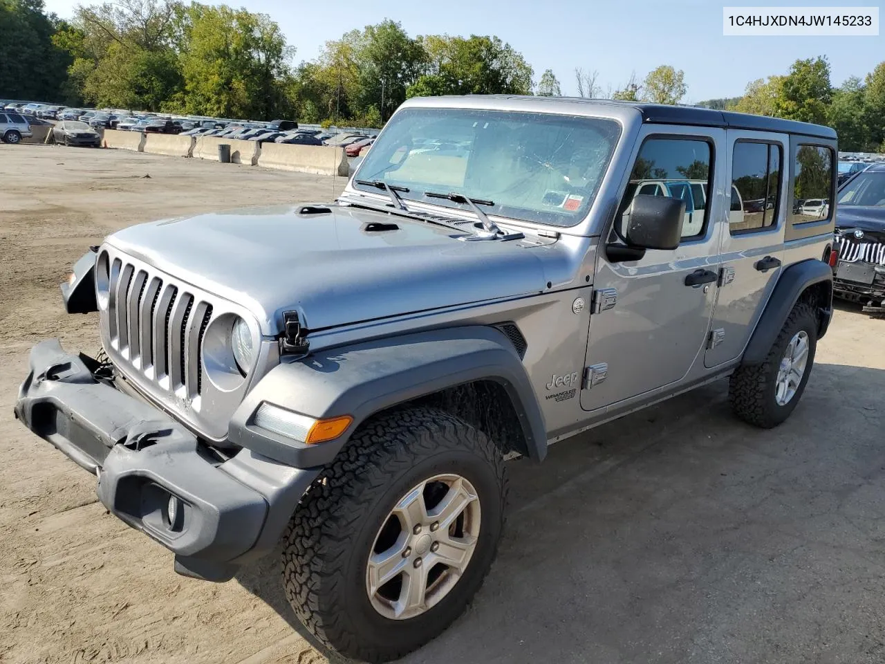 2018 Jeep Wrangler Unlimited Sport VIN: 1C4HJXDN4JW145233 Lot: 71447764