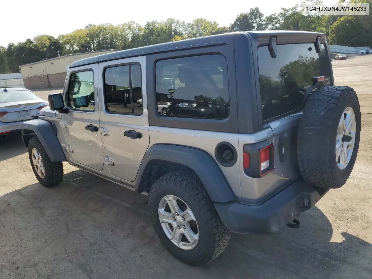 1C4HJXDN4JW145233 2018 Jeep Wrangler Unlimited Sport