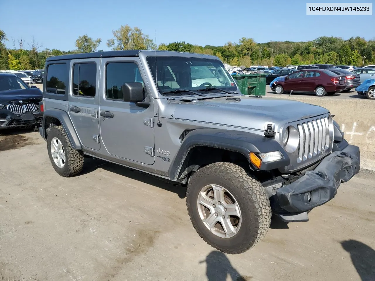 2018 Jeep Wrangler Unlimited Sport VIN: 1C4HJXDN4JW145233 Lot: 71447764