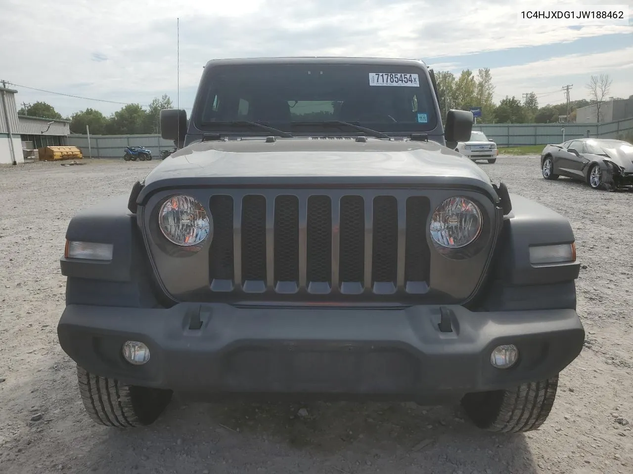 2018 Jeep Wrangler Unlimited Sport VIN: 1C4HJXDG1JW188462 Lot: 71785454