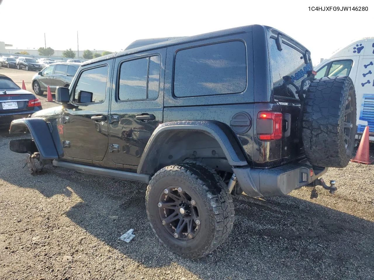 2018 Jeep Wrangler Unlimited Rubicon VIN: 1C4HJXFG9JW146280 Lot: 72150004