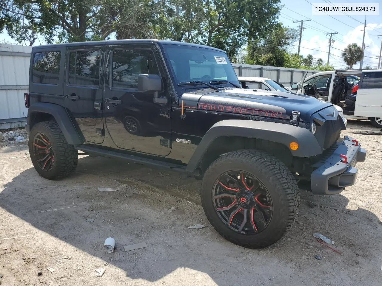 2018 Jeep Wrangler Unlimited Rubicon VIN: 1C4BJWFG8JL824373 Lot: 72254414