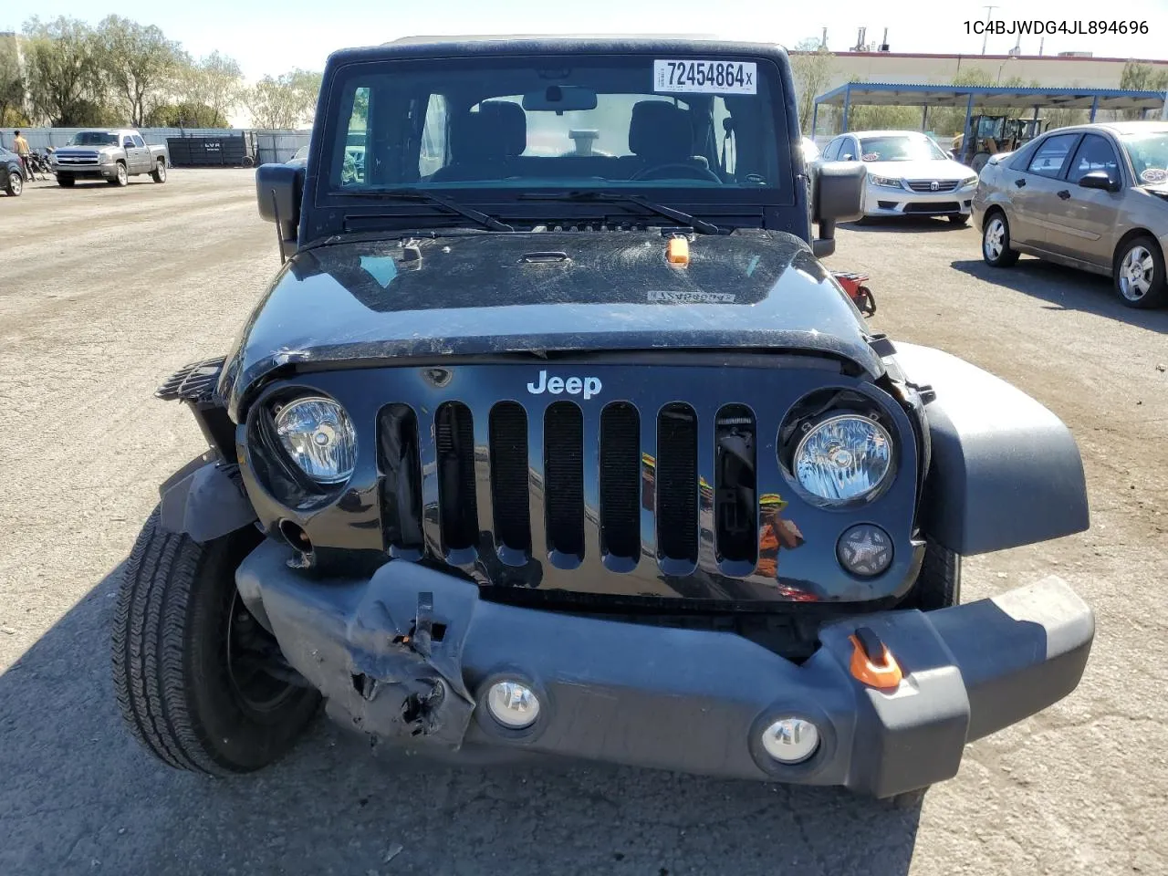 2018 Jeep Wrangler Unlimited Sport VIN: 1C4BJWDG4JL894696 Lot: 72454864