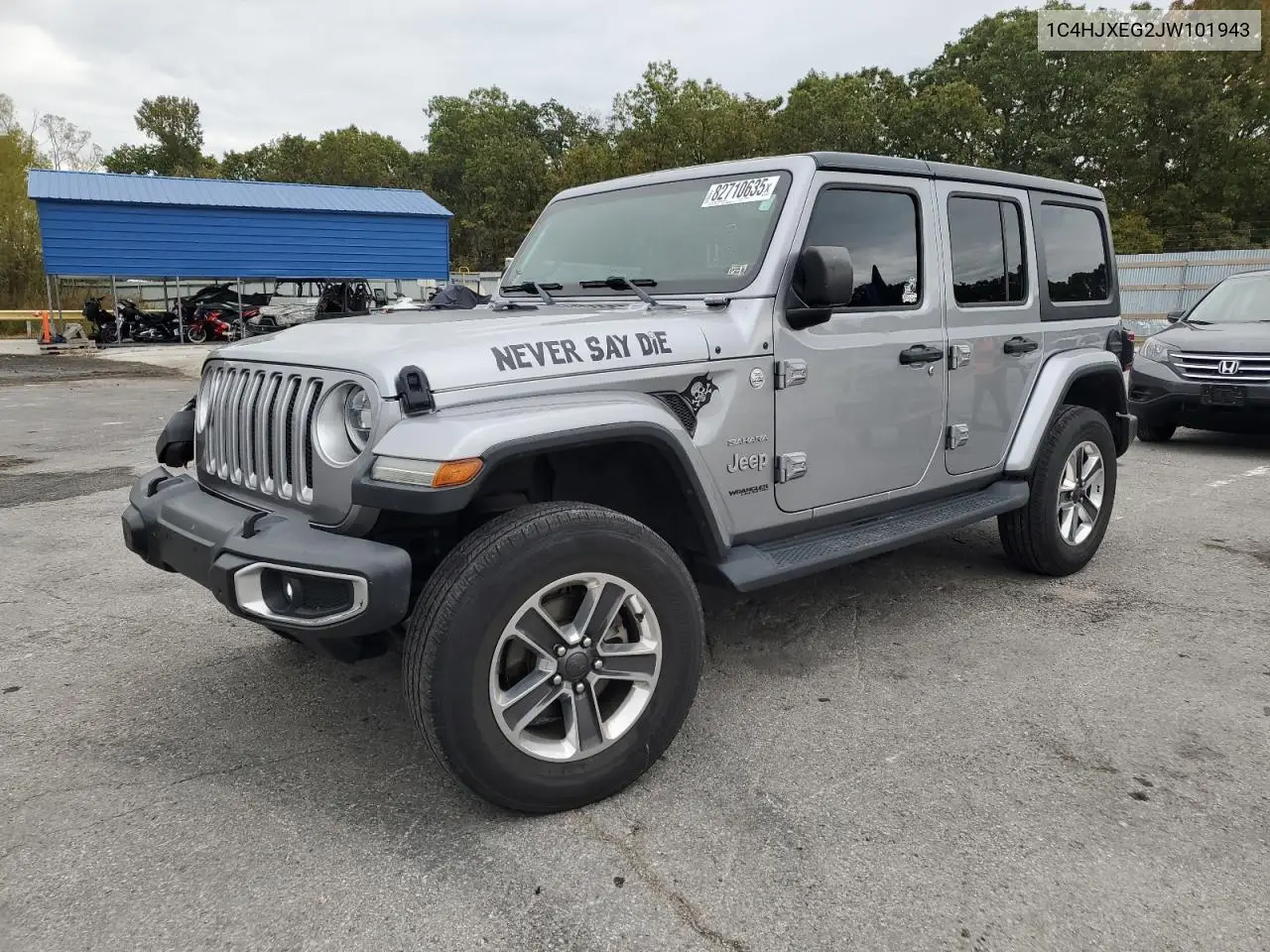 1C4HJXEG2JW101943 2018 Jeep Wrangler Unlimited Sahara