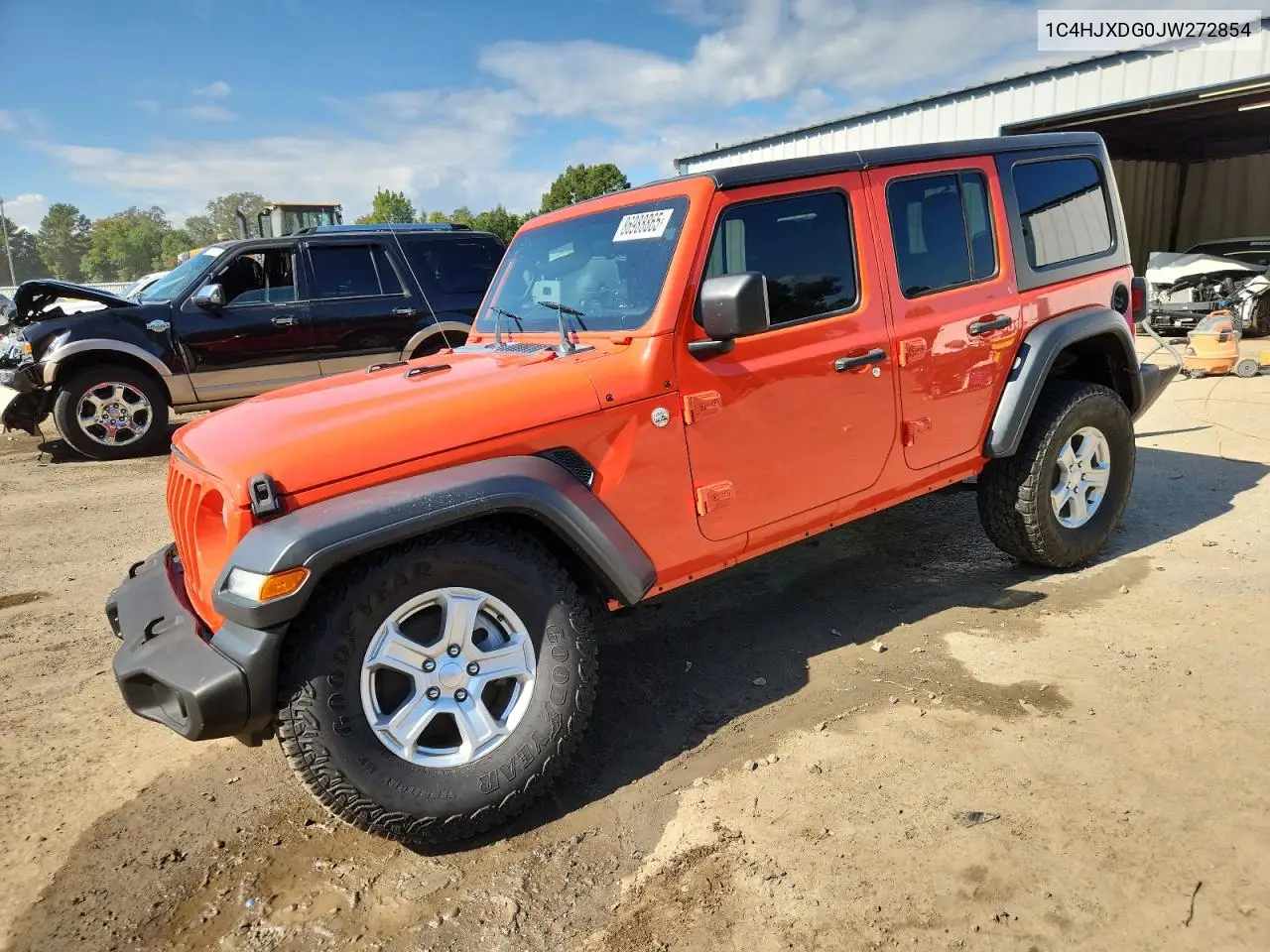 1C4HJXDG0JW272854 2018 Jeep Wrangler Unlimited Sport