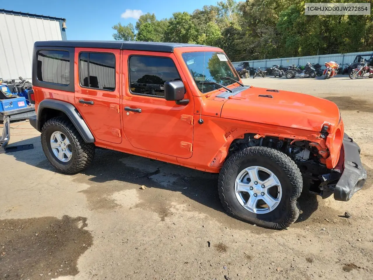1C4HJXDG0JW272854 2018 Jeep Wrangler Unlimited Sport