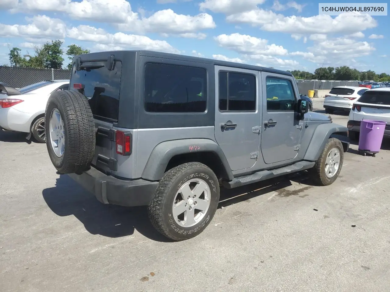 1C4HJWDG4JL897690 2018 Jeep Wrangler Unlimited Sport
