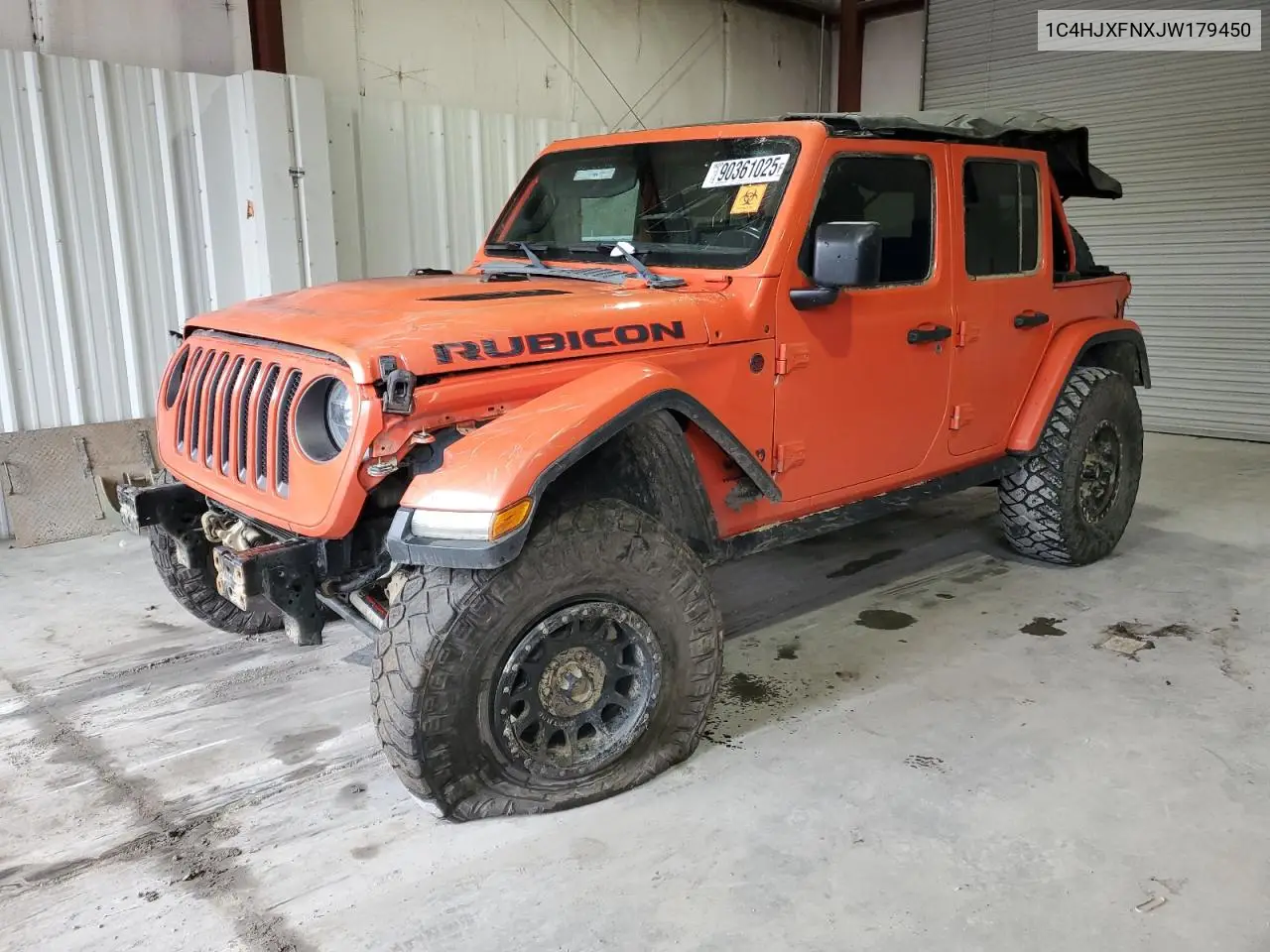 1C4HJXFNXJW179450 2018 Jeep Wrangler Unlimited Rubicon