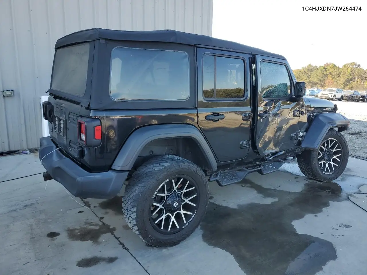 1C4HJXDN7JW264474 2018 Jeep Wrangler Unlimited Sport