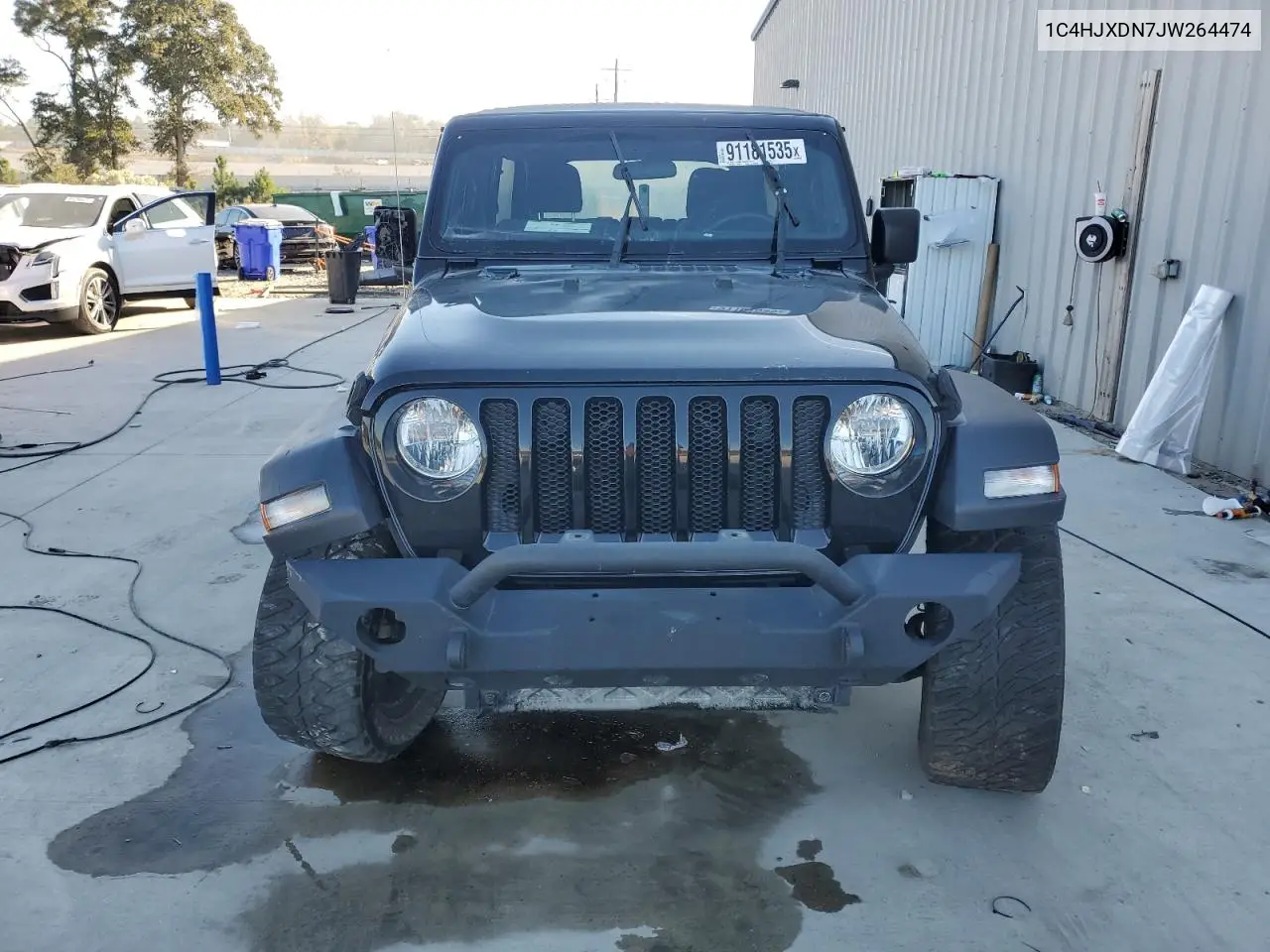1C4HJXDN7JW264474 2018 Jeep Wrangler Unlimited Sport