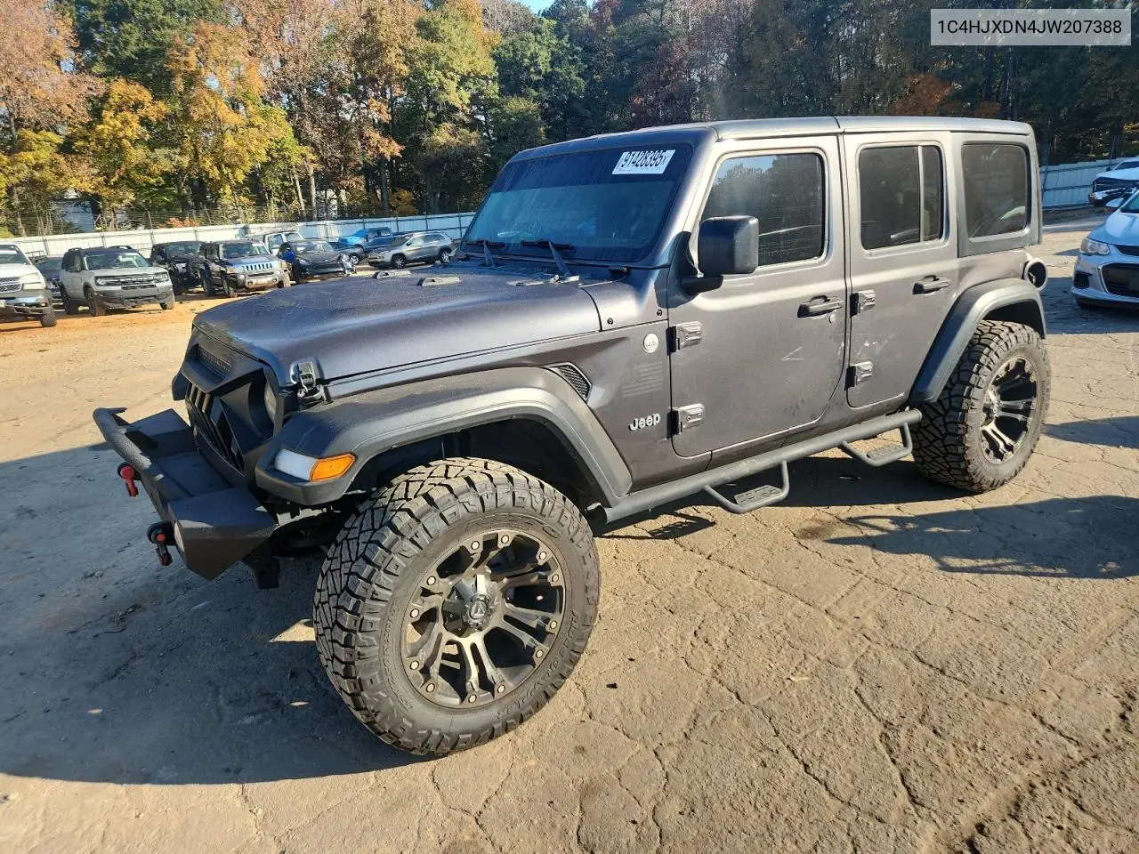 1C4HJXDN4JW207388 2018 Jeep Wrangler Unlimited Sport