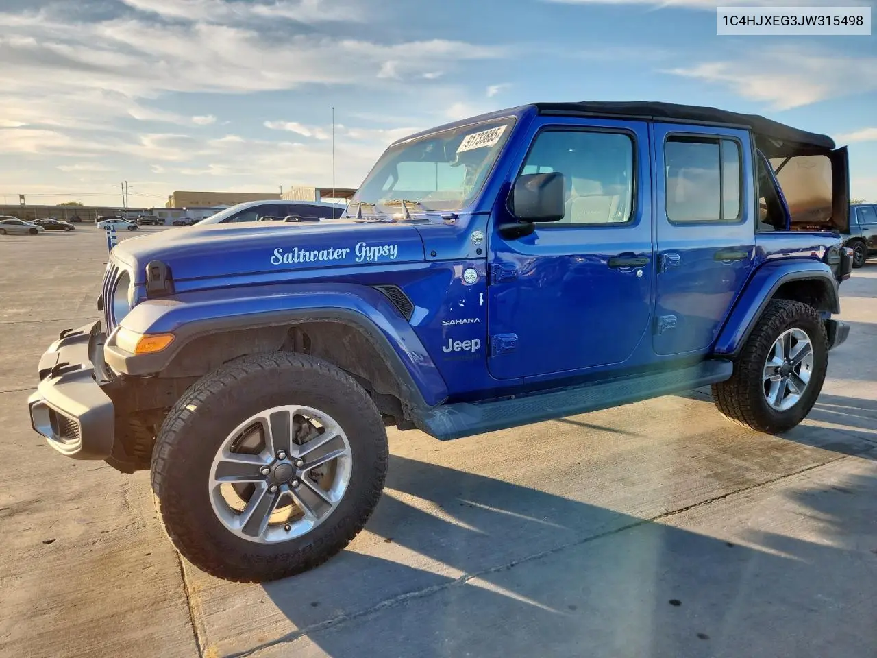 1C4HJXEG3JW315498 2018 Jeep Wrangler Unlimited Sahara