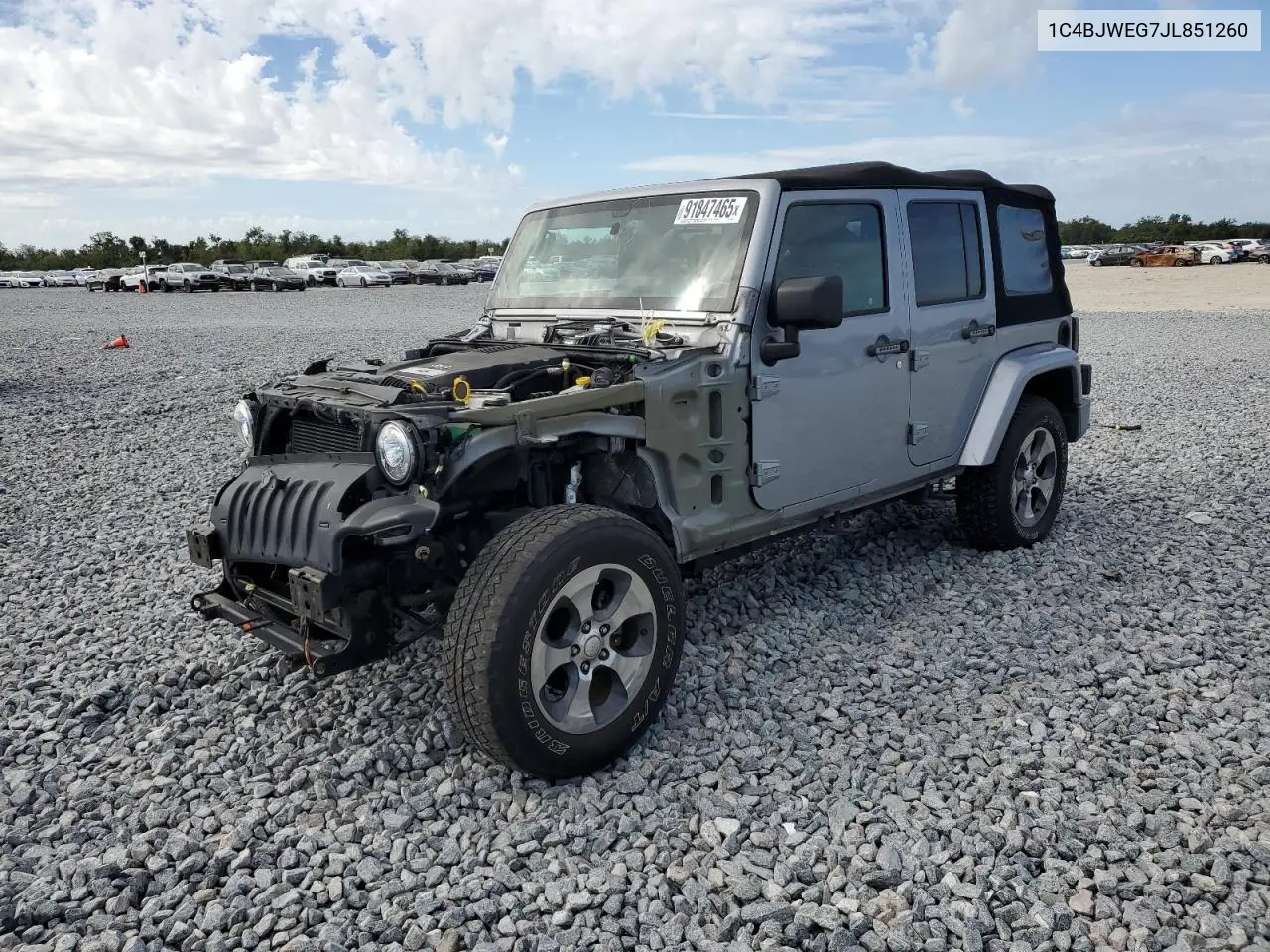 1C4BJWEG7JL851260 2018 Jeep Wrangler Unlimited Sahara