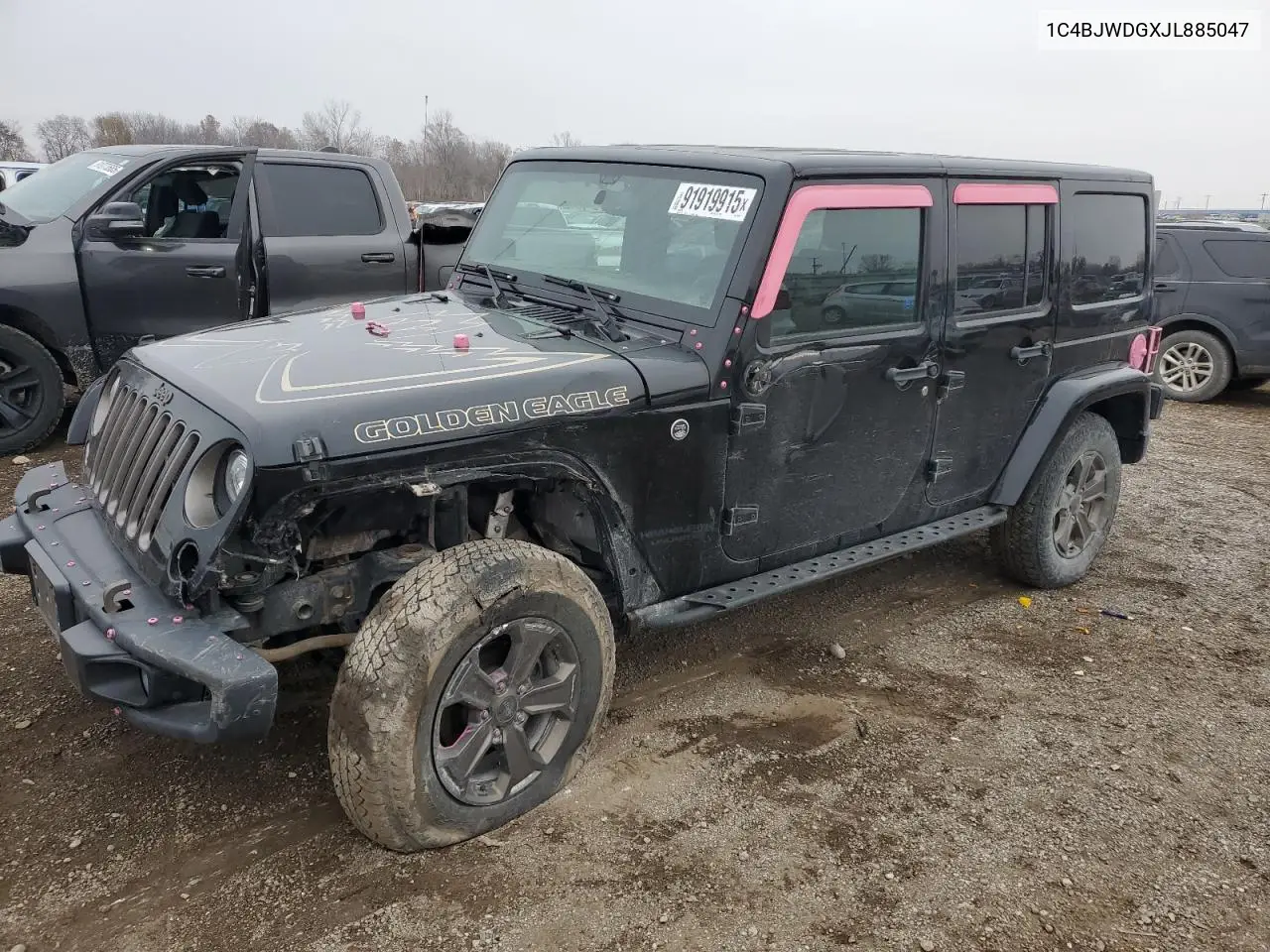 1C4BJWDGXJL885047 2018 Jeep Wrangler Unlimited Sport