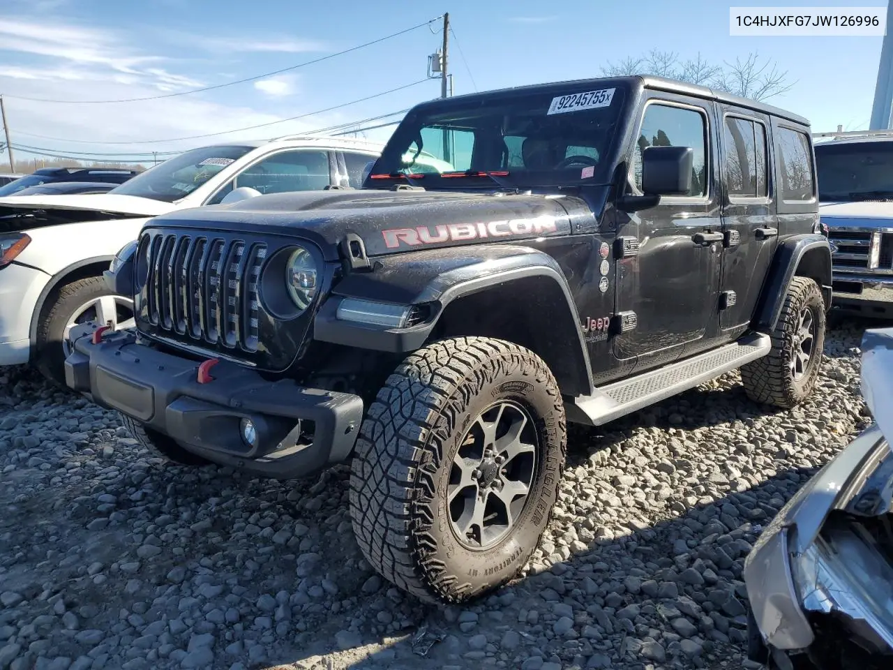 1C4HJXFG7JW126996 2018 Jeep Wrangler Unlimited Rubicon