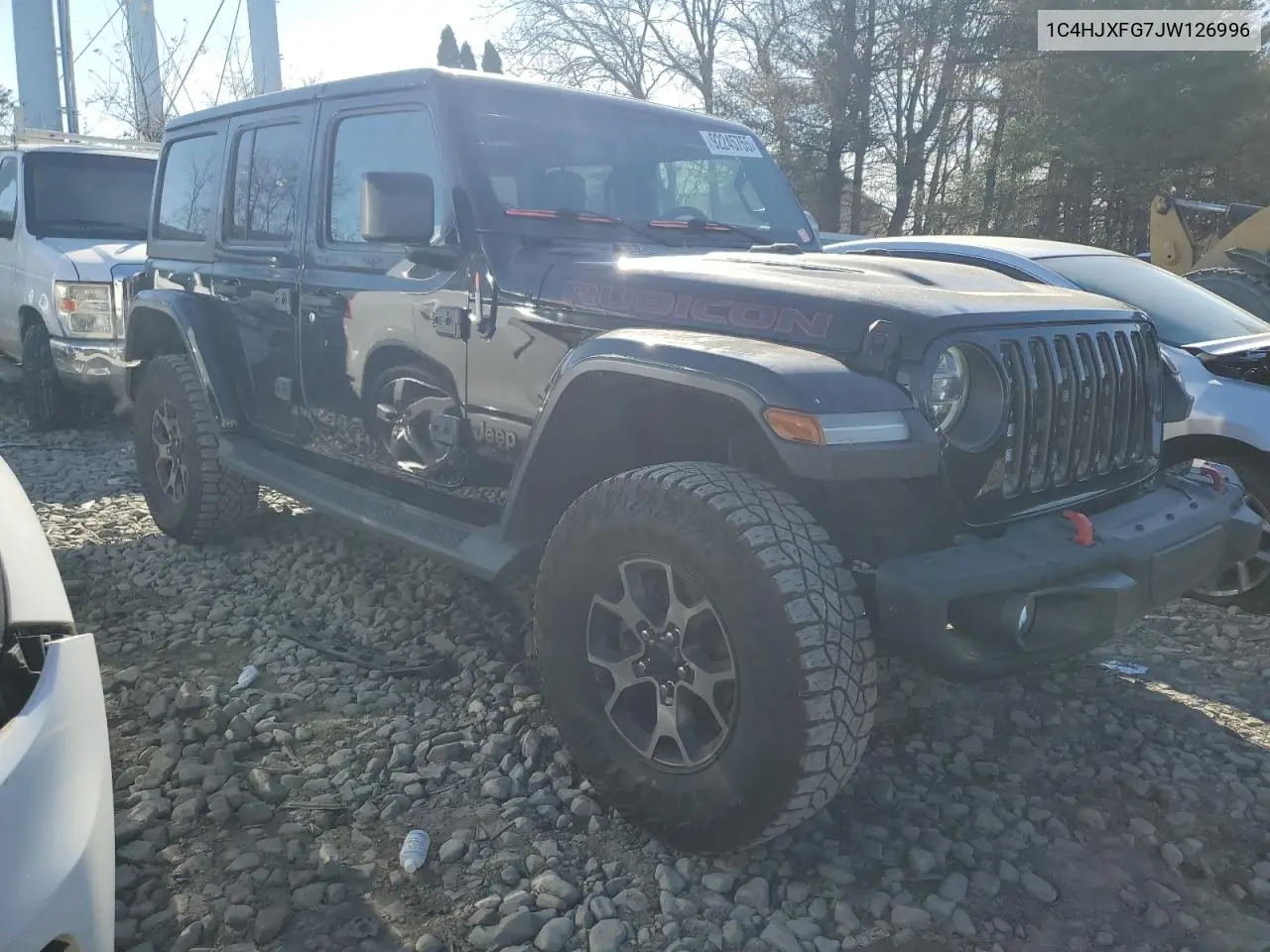 1C4HJXFG7JW126996 2018 Jeep Wrangler Unlimited Rubicon