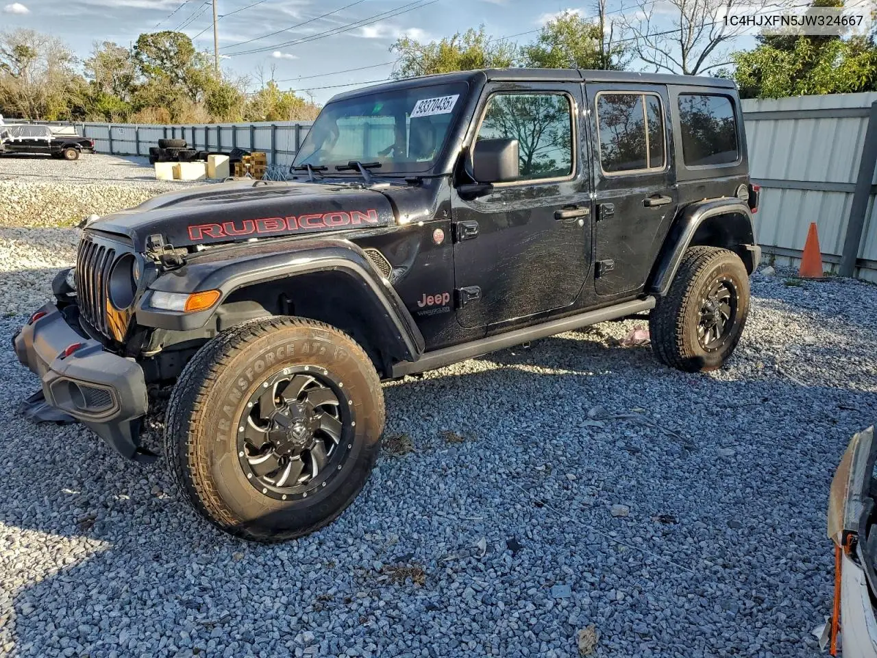 1C4HJXFN5JW324667 2018 Jeep Wrangler Unlimited Rubicon