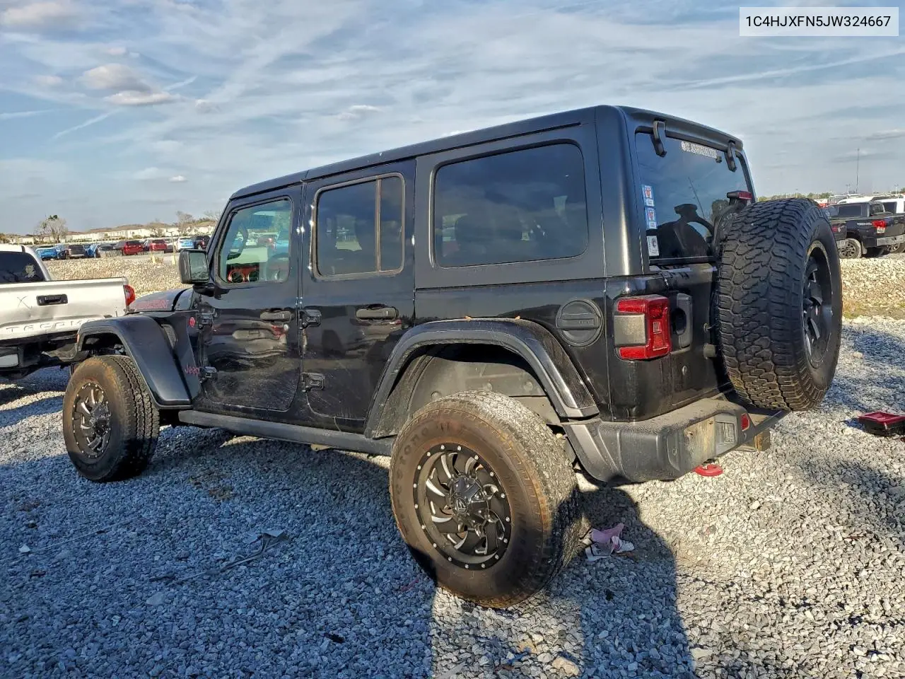 1C4HJXFN5JW324667 2018 Jeep Wrangler Unlimited Rubicon