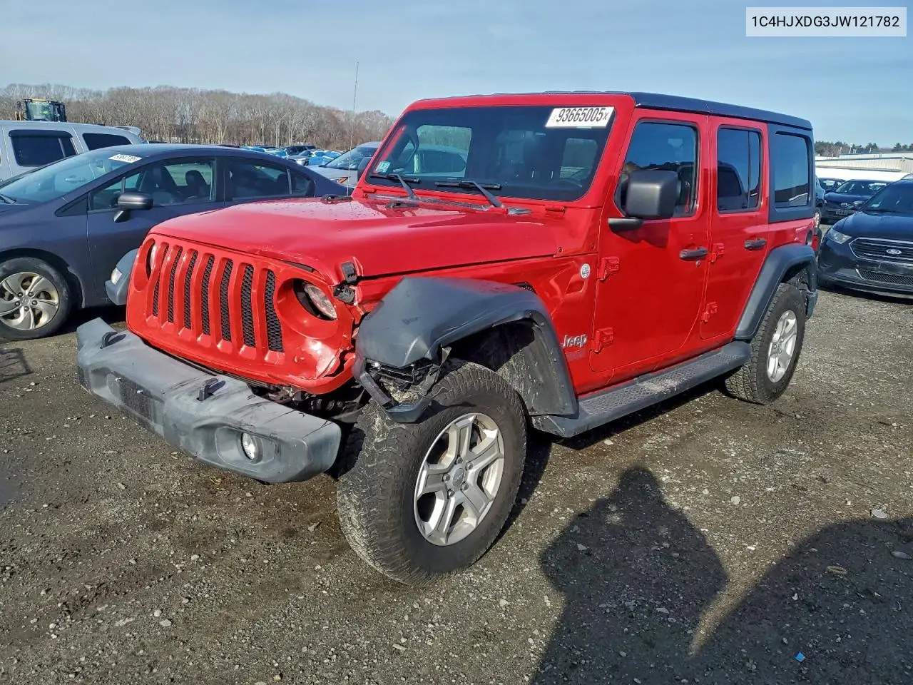 1C4HJXDG3JW121782 2018 Jeep Wrangler Unlimited Sport