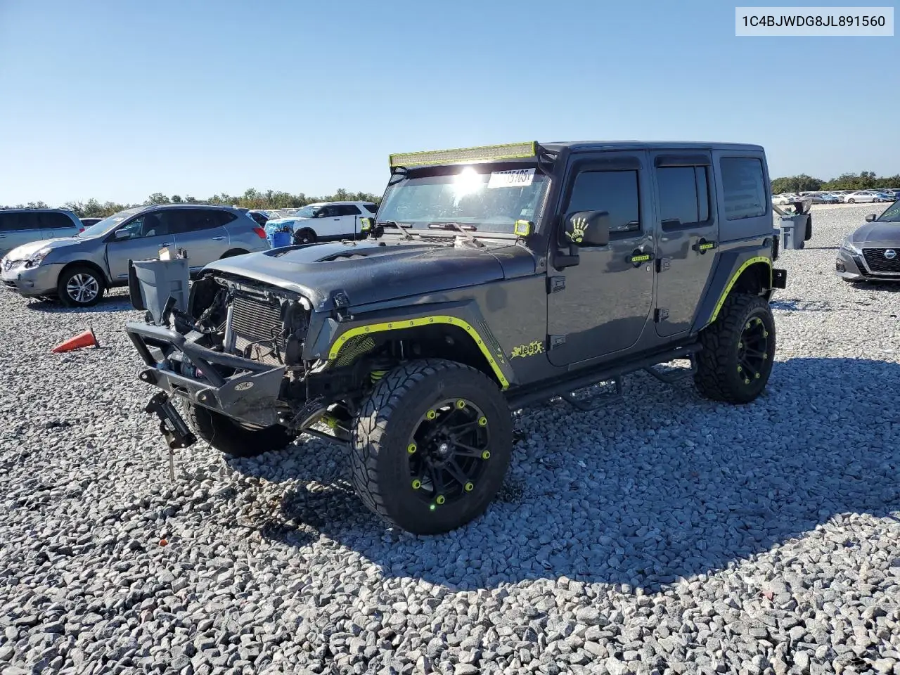 1C4BJWDG8JL891560 2018 Jeep Wrangler Unlimited Sport