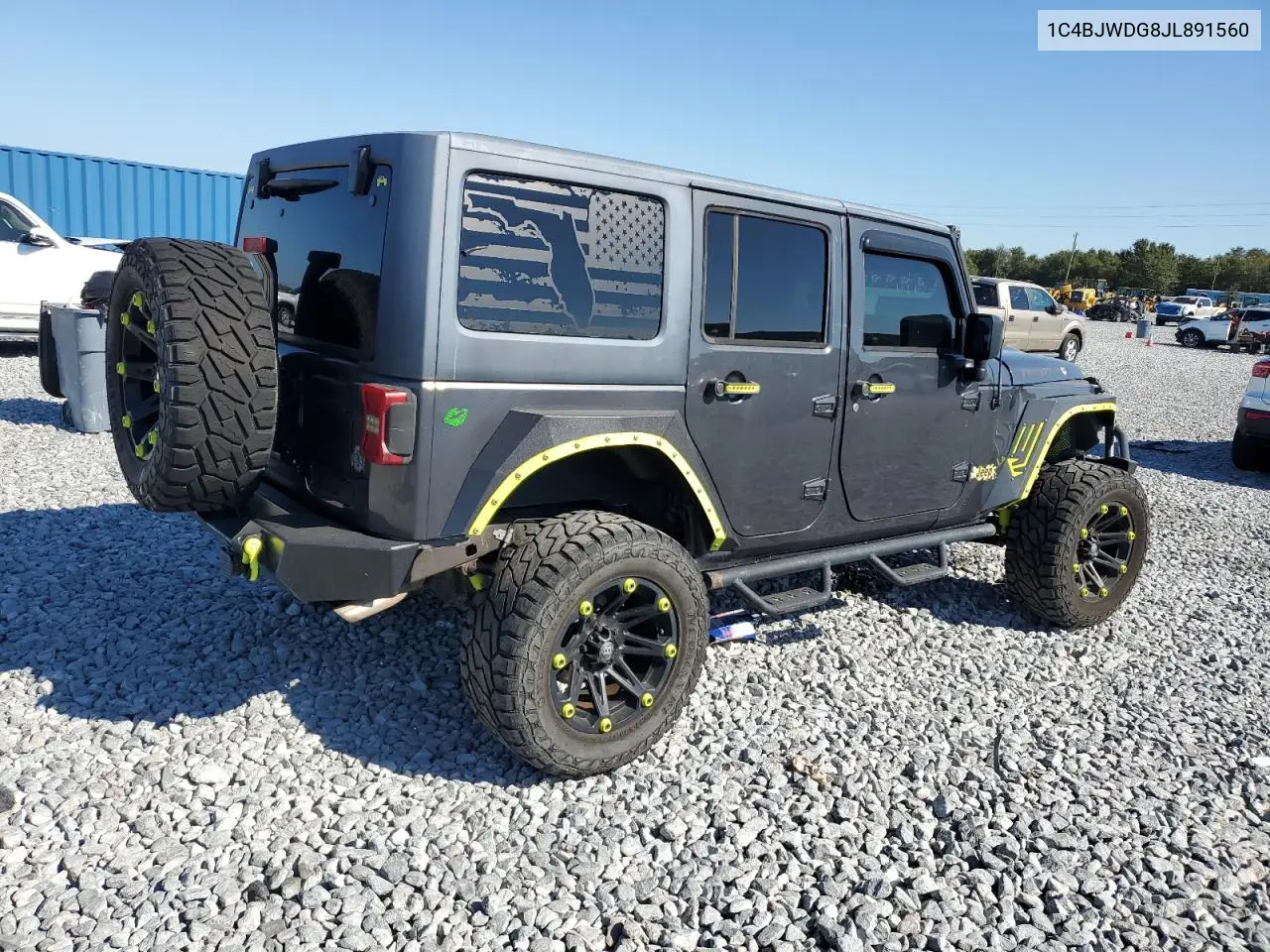 1C4BJWDG8JL891560 2018 Jeep Wrangler Unlimited Sport