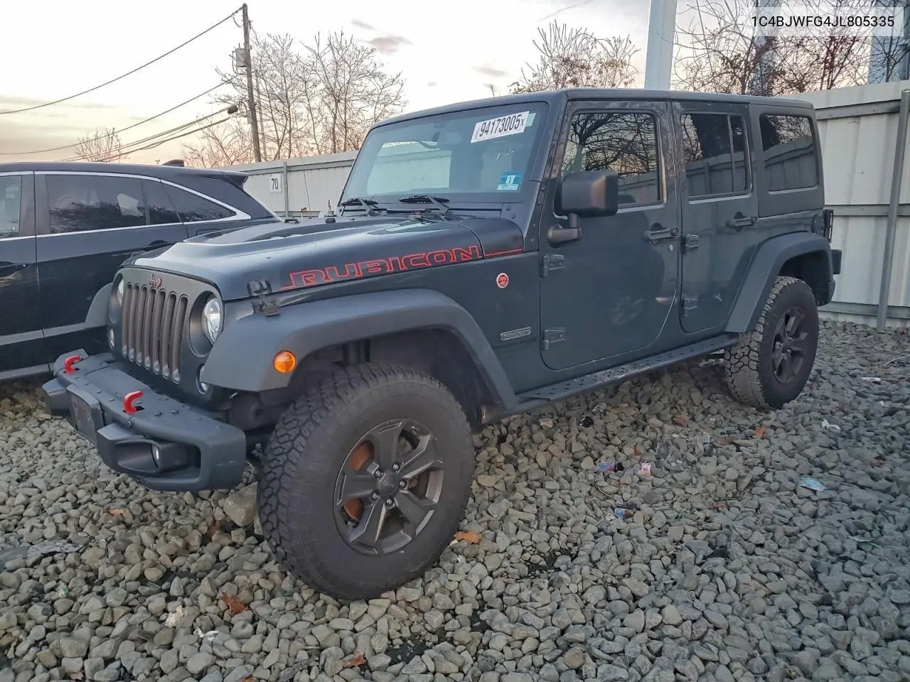 1C4BJWFG4JL805335 2018 Jeep Wrangler Unlimited Rubicon