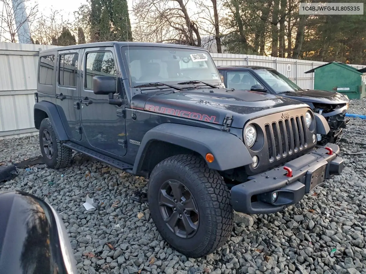 1C4BJWFG4JL805335 2018 Jeep Wrangler Unlimited Rubicon