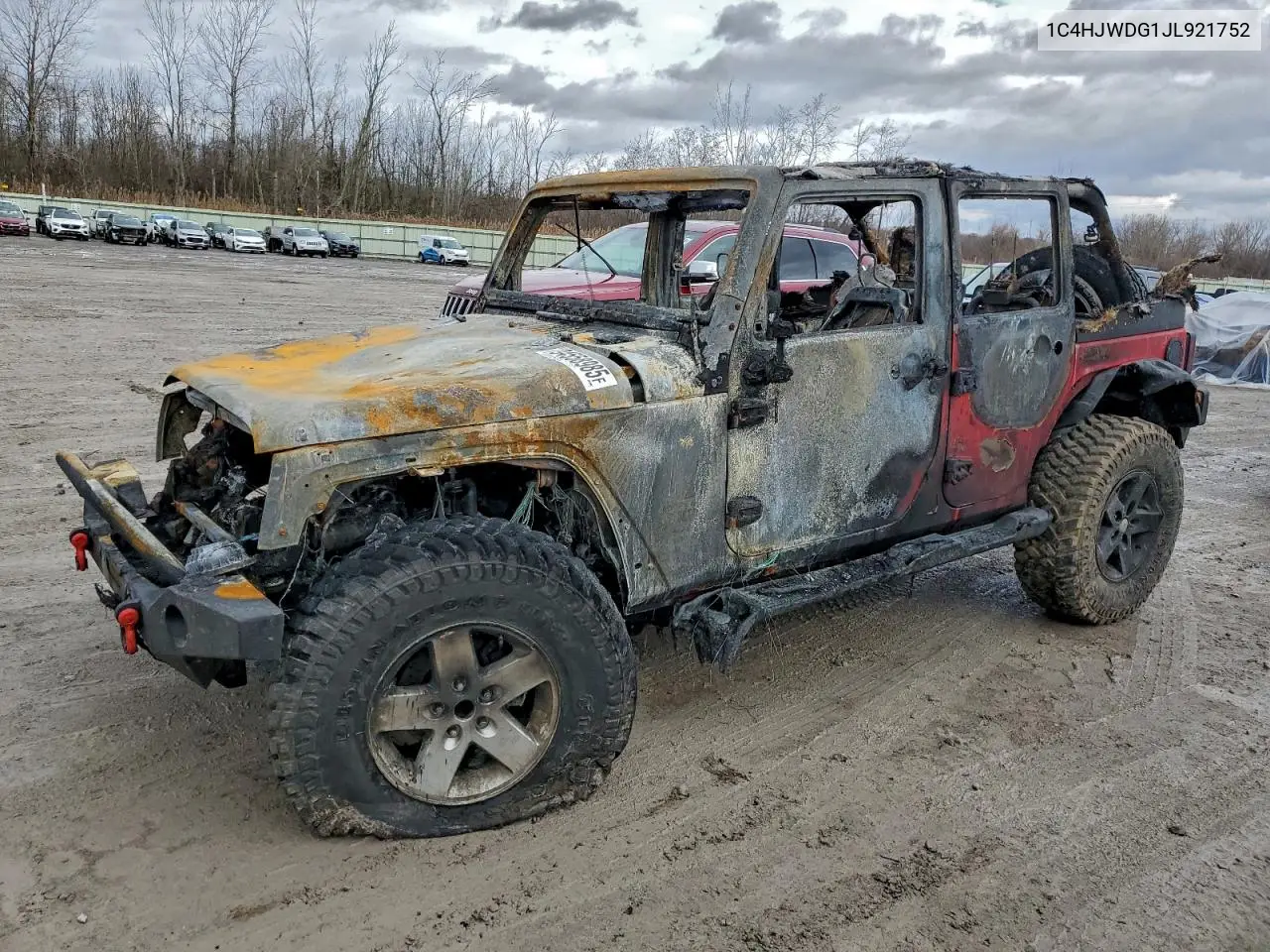 1C4HJWDG1JL921752 2018 Jeep Wrangler Unlimited Sport