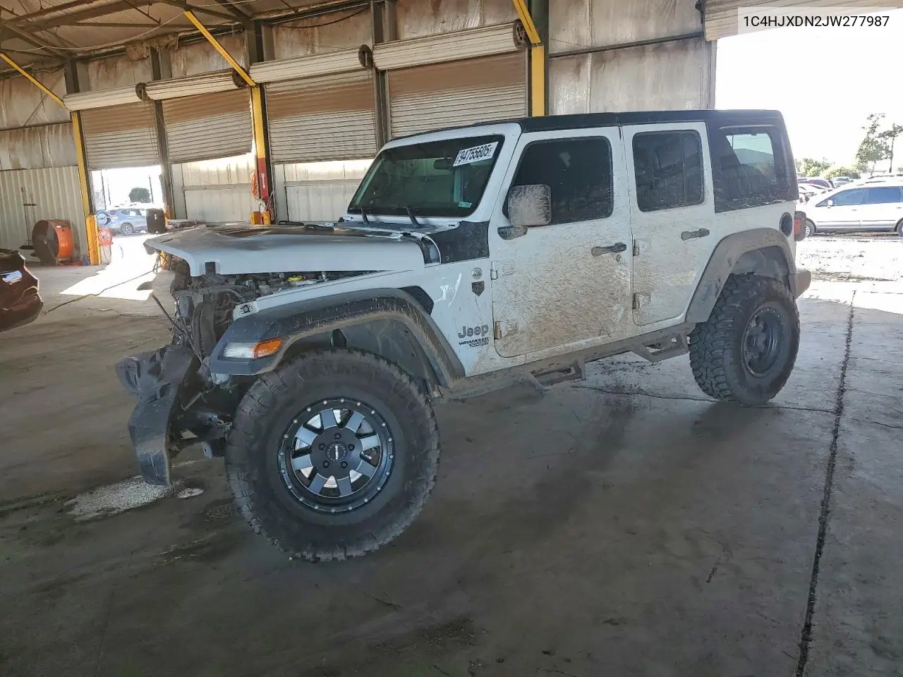 1C4HJXDN2JW277987 2018 Jeep Wrangler Unlimited Sport