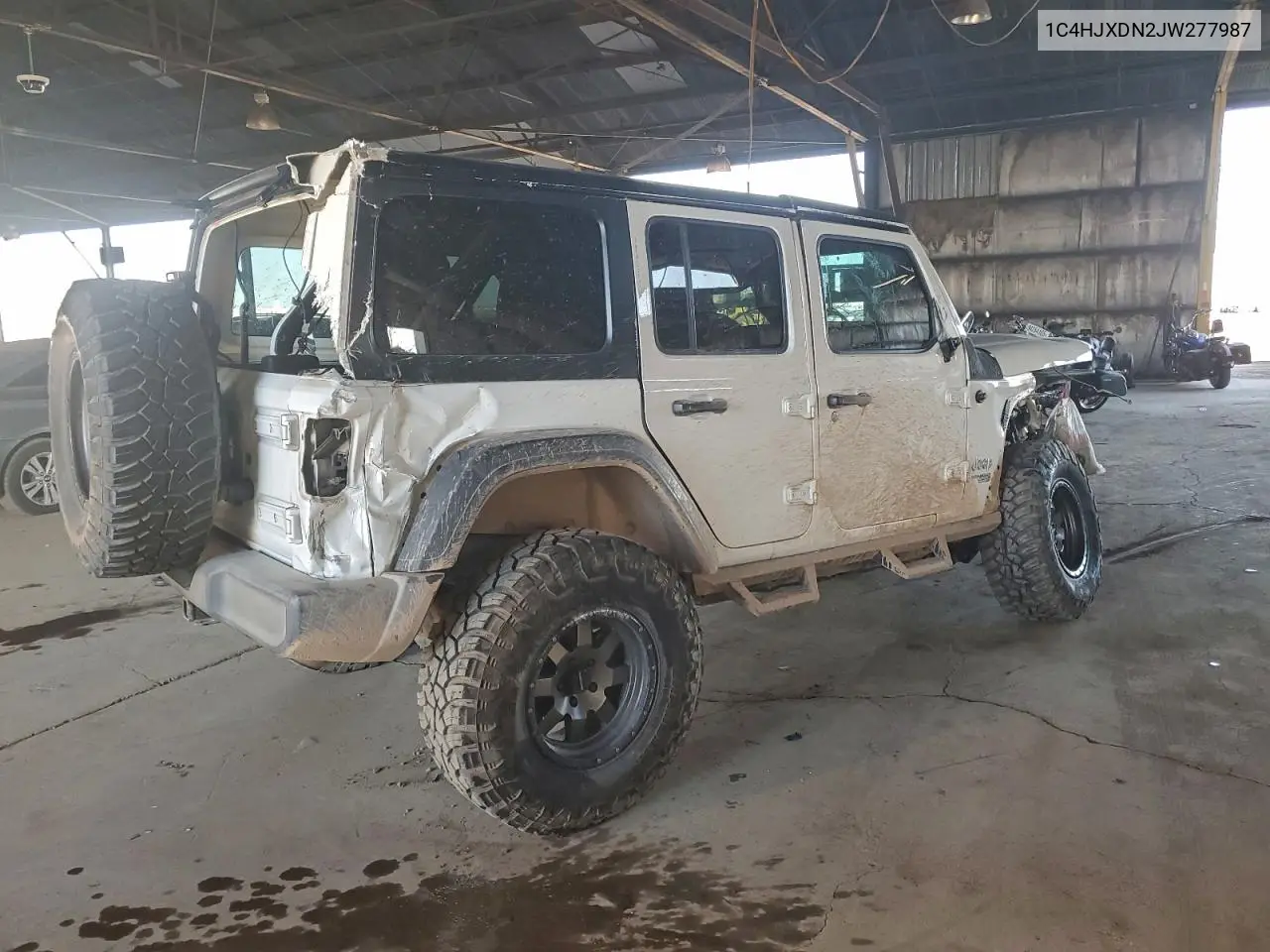 1C4HJXDN2JW277987 2018 Jeep Wrangler Unlimited Sport