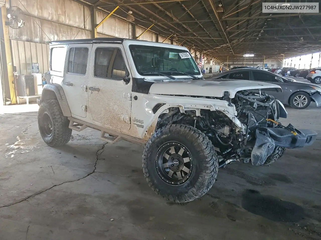 1C4HJXDN2JW277987 2018 Jeep Wrangler Unlimited Sport