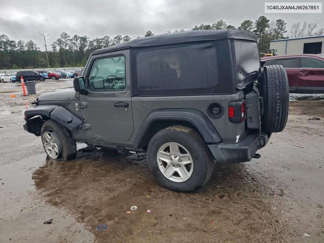 1C4GJXAN4JW267851 2018 Jeep Wrangler Sport