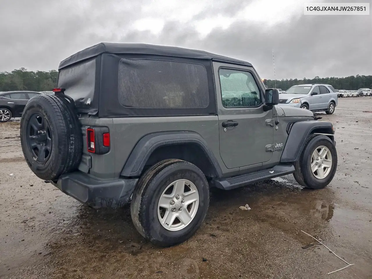 1C4GJXAN4JW267851 2018 Jeep Wrangler Sport