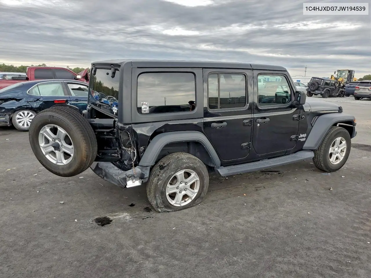 1C4HJXDG7JW194539 2018 Jeep Wrangler Unlimited Sport