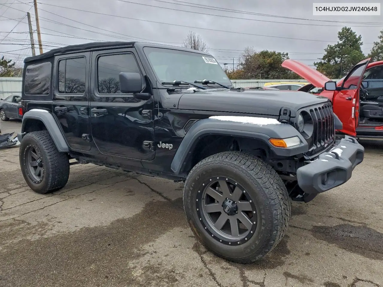 1C4HJXDG2JW240648 2018 Jeep Wrangler Unlimited Sport