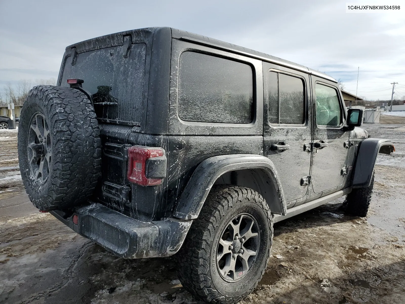 2019 Jeep Wrangler Unlimited Rubicon VIN: 1C4HJXFN8KW534598 Lot: 38841804