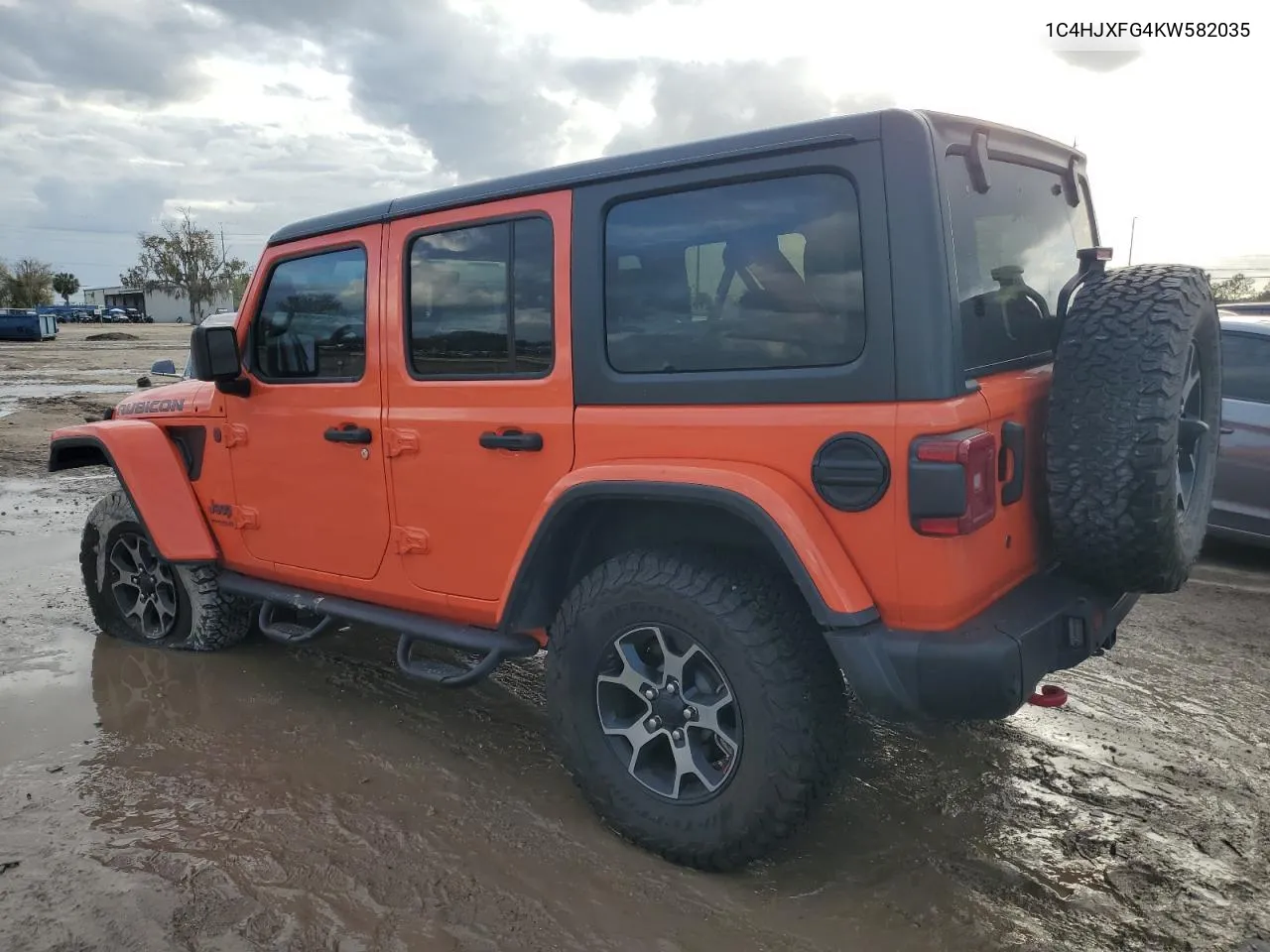 2019 Jeep Wrangler Unlimited Rubicon VIN: 1C4HJXFG4KW582035 Lot: 40016814