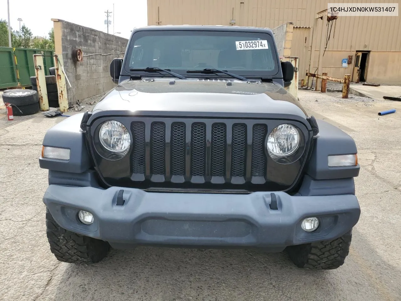 2019 Jeep Wrangler Unlimited Sport VIN: 1C4HJXDN0KW531407 Lot: 51032974