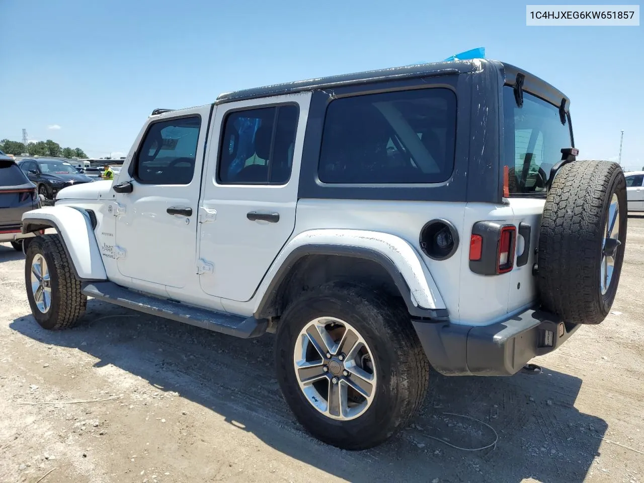 2019 Jeep Wrangler Unlimited Sahara VIN: 1C4HJXEG6KW651857 Lot: 54402884