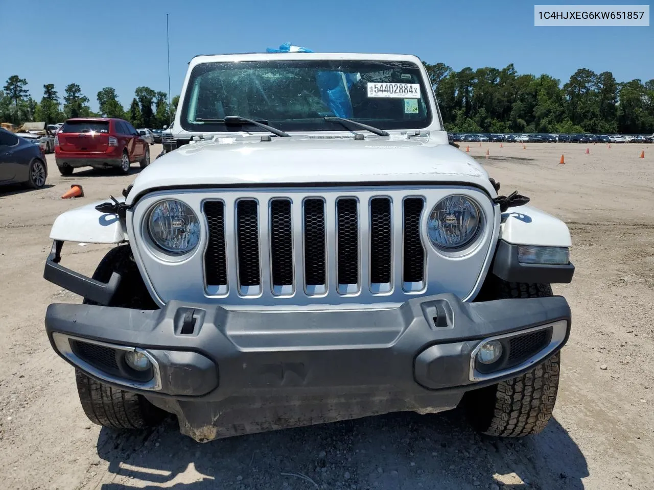 2019 Jeep Wrangler Unlimited Sahara VIN: 1C4HJXEG6KW651857 Lot: 54402884